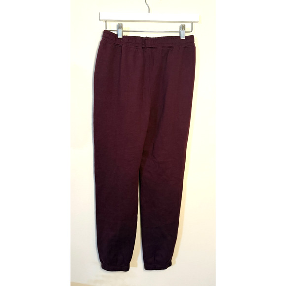 Abercrombie Kids Joggers Sweatpants Burgundy Maroon Size 13/14 XL Logo NWT - Picture 4 of 4
